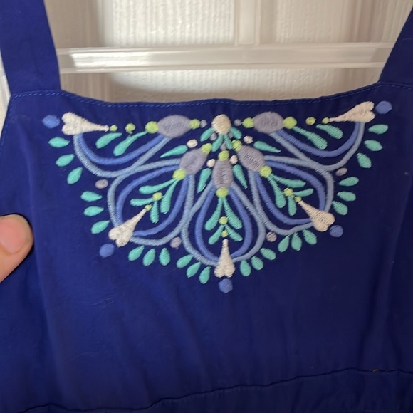 Gymboree Girls floral medalipn tiered dress size 5T - Picture 3 of 4